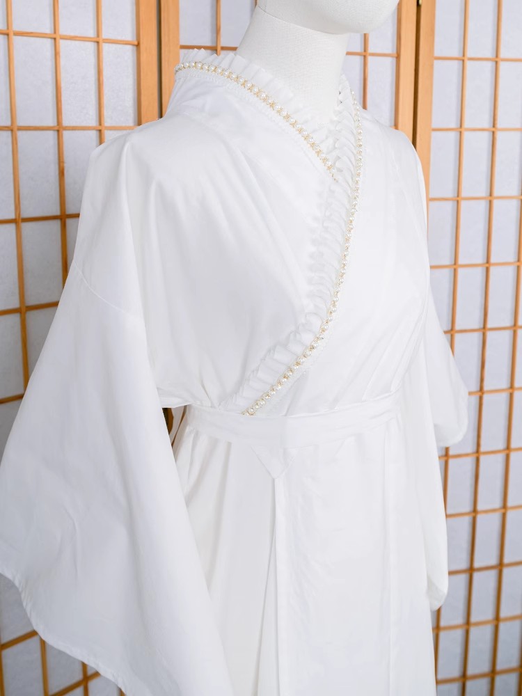 Women'S Formal Traditional Wear - Indumento intimo kimono con bordi in