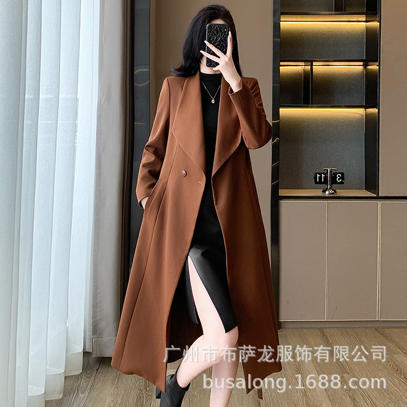 High End Women'S Formal Wear - Nuovo trench da donna autunno/inverno 2025,