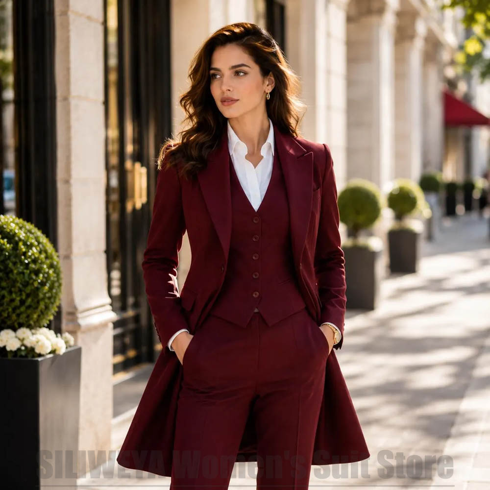 Women Formal Wear Pants - Completo Elegante da Donna in 3