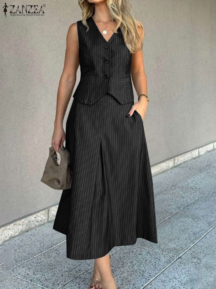 ZANZEA Ufficio Donna Set da 2  - Shift Dress Sleeveless recensione e prezzo